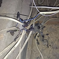Foto instalasi listrik sebelum di restorasi